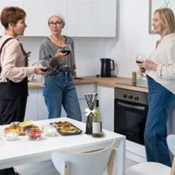 Etallic Mylar Wine Black Gift Bags For Bottles Sparkle Look- Great For A Wine Pull - (25 Pieces) -Wilton Shop 41TIUwvxTbL