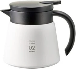 Hario V60 Insulated Metal Beverage Server, 600ml, Black -Wilton Shop 41TJ3KDRvXL. AC