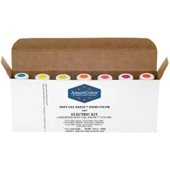 Food Coloring - Electric Kit - Soft Gel Paste, 7 .75 Ounce Bottles
