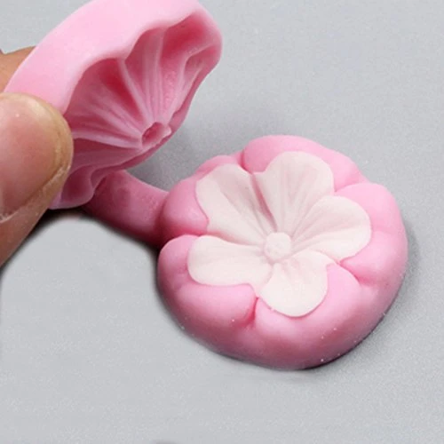 Cherry Blossom Silicone Fondant Cake Mold Flower Cake Design Moulds Chocolate Icing Candy Decorating Mould 3 Cherry Blossom Silicone Fondant Cake Mold Flower Cake Design Moulds Chocolate Icing Candy Decorating Mould