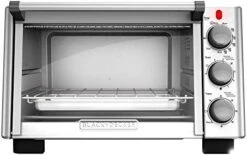 Black & Decker 6-Slice Convection Countertop Toaster Oven, Stainless Steel/Black, TO2050S -Wilton Shop 41TUPsmxNXL. AC