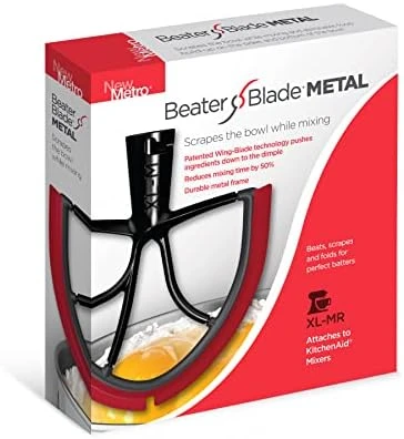 Beater Blade Metal TH-M Compatible With KitchenAid 4.5-5 Qt Tilt-head Stand Mixer, Black 12 Beater Blade Metal TH-M Compatible With KitchenAid 4.5-5 Qt Tilt-head Stand Mixer, Black - Image 10