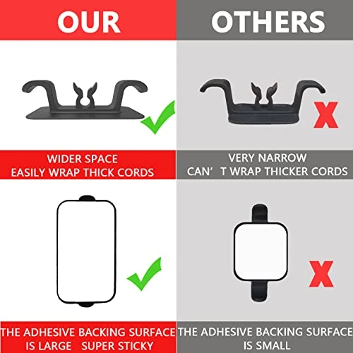 6PCS Cord Organizer For Appliances, Enhanced Design & Stronger Stickiness Cord Holder Cord Wrapper, Kitchen Appliance Cord Winder Stick On Stand Mixer, Coffee Maker, Air Fryer(Free 5PCS Cable Ties) 4 6PCS Cord Organizer For Appliances, Enhanced Design & Stronger Stickiness Cord Holder Cord Wrapper, Kitchen Appliance Cord Winder Stick On Stand Mixer, Coffee Maker, Air Fryer(Free 5PCS Cable Ties) - Image 2