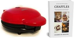 MINI Waffle Iron 4" HEART With The Best Keto Chaffle Recipe Book And Journal By Charmed By Dragons (4 Inch MINI RED HEART) 21 MINI Waffle Iron 4" HEART With The Best Keto Chaffle Recipe Book And Journal By Charmed By Dragons (4 Inch MINI RED HEART) -Wilton Shop 41Tm5nn8E5L. AC