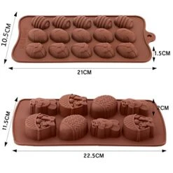Ovitec 4 Pieces Easter Silicone Molds Chocolate Molds With Bunny Egg Shape For Making Small Chocolate Cake Decoration Baking Party Supplies -Wilton Shop 41Tpg4U5ygL