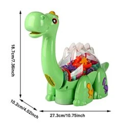 Journey Interactive Universal Walking Transparent Gear Dinosaur Car Toy Mechanical Toy Vehicle With Sound Light For Kids Early Education Vehicle Farm Books For Preschoolers -Wilton Shop 41TpqUsGaEL