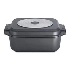 Berghoff Scala Non-stick Roast Pan 17”, Ferno-Green, Non-Toxic Coating, Matching Lid, Induction Cooktop Ready, 3-layer Base