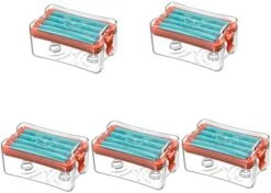 4pcs Soap Box Travel Container Body Wash Container Multitools Soap Box Case Soap Dispenser Soap Dispenser With Roller And Drain Holes Soap Draining Box Travel Soap Container Orange -Wilton Shop 41TvAmKHFML. AC