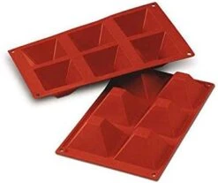 Silikomart Silicone Classic Collection Mold Shapes, Pyramid, Large -Wilton Shop 41TvSolpO6L. AC