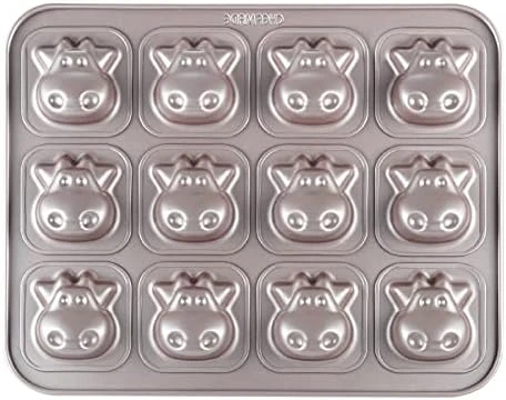 Twinkie Cake Pan, 8-Cavity Non-Stick Mini Hotdog-Shaped Muffin Eclair Bakeware For Oven Baking (Champagne Gold) 10 Twinkie Cake Pan, 8-Cavity Non-Stick Mini Hotdog-Shaped Muffin Eclair Bakeware For Oven Baking (Champagne Gold) - Image 8