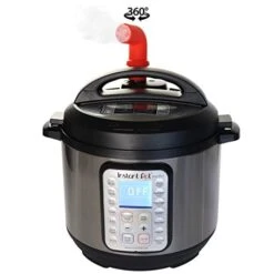 UPGRADED Silicone Accessories For Instant Pot 8 Quart: Silicone Lid, 3 Silicone Sealing Rings, Silicone Egg Bites Mold, Mitts, Steam Diverter - 100% AUTHENTIC SILICONE - BPA-FREE, PHTHALATE-FREE -Wilton Shop 41TwGtGXkiL