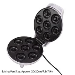 Donut Maker, Donut Making Machine Cold Touch Handle 1200W Heat Resistant With Preheat Indicator Light For Kitchen (US 110V) -Wilton Shop 41Txqn5EsDL 5