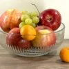 Large Clear Glass Mixing Bowl With Ribbed Surface, For Mixing, Storage, Serving, 2.5 Quarts, 9" Dia -Wilton Shop 41U43wwfrgL