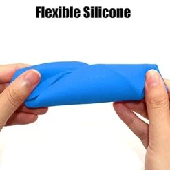 YOLLO Silicone Mini Cake Molds 4 Inch Round Baking Non-Stick Silicone Baking Mold Bakeware Reusable Blue, 6 -Wilton Shop 41U4e8ruI6S