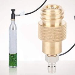Yosoo Soda Water Adapter, Tr21-4 Soda Stream Adapter Premium Brass Soda Connector With Male Thread TR21 4, 8mm Male Head