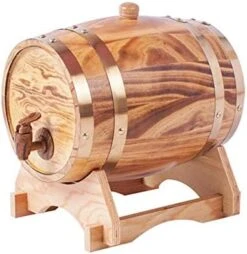 Personalized - Custom Engraved Premium Oak Aging Barrel - Age Your Own Whiskey, Beer, Wine & More Barrel Aged (Color : B) -Wilton Shop 41UYGzJp0OL. AC
