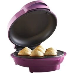Mini Cupcake Maker Machine Non-Stick, 7, Pink