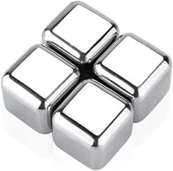 Whiskey Stones 16 Pack,Reusable Ice Cubes, High Cooling Technology,Stainless Steel Ice Cubes, For Whiskey, Vodka, Liqueurs, Wine,Beverage Juice Or Soda, Pack Of 16 19 Whiskey Stones 16 Pack,Reusable Ice Cubes, High Cooling Technology,Stainless Steel Ice Cubes, For Whiskey, Vodka, Liqueurs, Wine,Beverage Juice Or Soda, Pack Of 16 -Wilton Shop 41UaY5I7yxL. AC