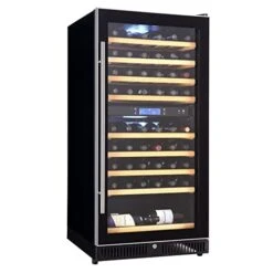 KEINXOW 48 Independent Wine Seller Wine Cooler Refrigerator Static Wine Refrigerator Digital Temperature Control Red, White, Champagne, Sparkling Wine