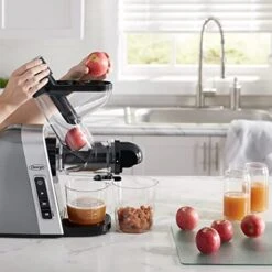 Omega MM400GY Cold Press Juicer Machine, Vegetable And Fruit Juice Extractor, Triple-Stage Slow Masticating Juicer, 200 W, Gray 12 Omega MM400GY Cold Press Juicer Machine, Vegetable And Fruit Juice Extractor, Triple-Stage Slow Masticating Juicer, 200 W, Gray -Wilton Shop 41UqhkASegL