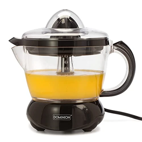BPA-Free Electric Citrus Juicer Extractor, Compact Volume Pulp Control, Oranges, Lemons, Limes, Grapefruits With Easy Pour Spout, 40oz, Includes Two Juicing Cones, Black 3 BPA-Free Electric Citrus Juicer Extractor, Compact Volume Pulp Control, Oranges, Lemons, Limes, Grapefruits With Easy Pour Spout, 40oz, Includes Two Juicing Cones, Black
