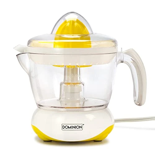BPA-Free Electric Citrus Juicer Extractor, Compact Volume Pulp Control, Oranges, Lemons, Limes, Grapefruits With Easy Pour Spout, 24oz, White 6 BPA-Free Electric Citrus Juicer Extractor, Compact Volume Pulp Control, Oranges, Lemons, Limes, Grapefruits With Easy Pour Spout, 24oz, White - Image 4