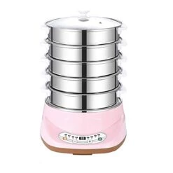 Household Electric Steamer Multi-Function Automatic Power Off Stainless Steel Steamer Timed Steamer Food Steamer