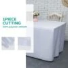 Tablecloth 6 Ft Rectangular Polyester Tablecloth Tablecloths For Rectangle Tables For Weddings, Banquets, Or Restaurants (White) … -Wilton Shop 41VaQ8ENH6L