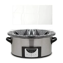 Slow Cooker Liners, Regular Size Clear Plastic Bags for Cooking (13x21 In, 100 Pack) -Wilton Shop 41VanzDrYtL