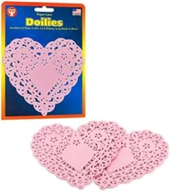 , Inc Heart Paper White Lace Doily For Decorations, Crafts, Parties, 4-Inch, 36 Count -Wilton Shop 41VgIBnuvFL. AC 1