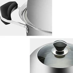 HYDZQ Stainless Steel Steamer Induction Cooker Household Thickened Gas Soup Pot With Steamer Steamer -Wilton Shop 41VgvyKX0cL