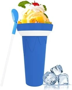 Slushie Maker Cup, TIK TOK Magic Squeeze Cup Quick Frozen Smoothies Cup Double Layer Slushy Maker Cup, Homemade Milk Shake Ice Cream Maker DIY It For Children And Adults (Large-Cup-Light Blue) 17 Slushie Maker Cup, TIK TOK Magic Squeeze Cup Quick Frozen Smoothies Cup Double Layer Slushy Maker Cup, Homemade Milk Shake Ice Cream Maker DIY It For Children And Adults (Large-Cup-Light Blue) -Wilton Shop 41VwuR M1vL. AC