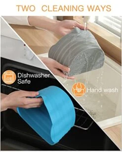 Upgrade Slow Cooker Liners Fit For Crockpot & Hamilton Beach, Reusable Silicone Crock Pot Liner Insert Fits 6-8 Quart Oval Slow Cooker, Leakproof, BPA Free, Handwash, Dishwasher Safe, 2pcs -Wilton Shop 41W2r2BjWPL