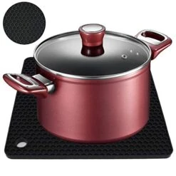 Silicone Trivets For Hot Dishes, Pots And Pans, Hot Pads For Kitchen, Black Silicone Pot Holders, Silicone Mats For Kitchen Counter, Non Slip Heat Resistant Mat, Flexible Trivet Mat Set 4 22 Silicone Trivets For Hot Dishes, Pots And Pans, Hot Pads For Kitchen, Black Silicone Pot Holders, Silicone Mats For Kitchen Counter, Non Slip Heat Resistant Mat, Flexible Trivet Mat Set 4 -Wilton Shop 41W5Qwzs9uL