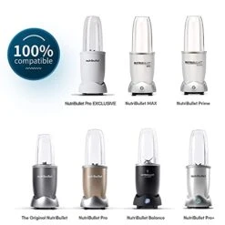 Replacement Cups Kit 18oz Short Cup 24oz Tall Cup 32oz Colossal Cup With Flip-Top To-Go Lid And Stay-Fresh Resealable Lid Compatible With NutriBullet 600w And Pro 900w Blenders -Wilton Shop 41WDntz0EAL