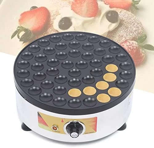 Ommercial Dutch Pancake Baker Maker Waffle Maker Nonstick Electric Mini Muffins Maker Machine 52Pcs Temperature Control 50~300℃ 1.65KW (E) 9 Ommercial Dutch Pancake Baker Maker Waffle Maker Nonstick Electric Mini Muffins Maker Machine 52Pcs Temperature Control 50~300℃ 1.65KW (E) - Image 7