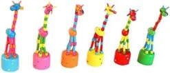 CANAFA Kids Intelligence Toy Dancing Stand Rocking Wooden Toy Thick It -Wilton Shop 41WRfSt4WuL. AC