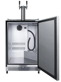 Summit Appliance SBC696OSWKDTWIN 24" Wide Built-In Outdoor Wine Kegerator, Weatherproof, Full-Sized Wine Dispenser, Complete Dual Tap Kit, Automatic Defrost, Digital Thermostat, Open Door Alarm 9 Summit Appliance SBC696OSWKDTWIN 24" Wide Built-In Outdoor Wine Kegerator, Weatherproof, Full-Sized Wine Dispenser, Complete Dual Tap Kit, Automatic Defrost, Digital Thermostat, Open Door Alarm -Wilton Shop 41WTXTA2xTL