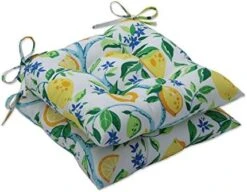 Outdoor/Indoor Lemon Tree Large Chair Pads, 17” X 17.5”, Yellow, 2 Count -Wilton Shop 41WVaGCseL. AC