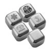 DARKAL 304 Stainless Steel Ice Cubes, Foreign Wine, Beer, Whiskey, Ice Twine Stone, Metal Ice Particles 6capsules[Anchor] -Wilton Shop 41Wg1NdBDPL