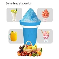 Slushie Maker Cup, TIK TOK Magic Squeeze Cup Quick Frozen Smoothies Cup Double Layer Slushy Maker Cup, Homemade Milk Shake Ice Cream Maker DIY It For Children And Adults (Large-Cup-Light Blue) 15 Slushie Maker Cup, TIK TOK Magic Squeeze Cup Quick Frozen Smoothies Cup Double Layer Slushy Maker Cup, Homemade Milk Shake Ice Cream Maker DIY It For Children And Adults (Large-Cup-Light Blue) -Wilton Shop 41WjfLoBJhL