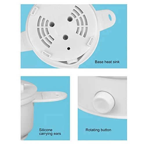 Portable Electric Hot Pot, Control Knob Electric Hot Pot Cooker 2 Speeds Collapsible Uniform Heating For Office For Dormitory(#2) 3 Portable Electric Hot Pot, Control Knob Electric Hot Pot Cooker 2 Speeds Collapsible Uniform Heating For Office For Dormitory(#2)