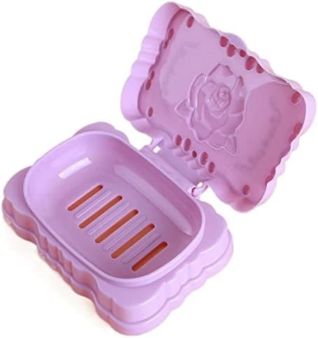 Soap Box Travel Portable Storage Box With Lid Soap Box Sealed Waterproof Soap Rack Face Wash Soap Box Three-Dimensional Carved Soap Dish (Color : Blue) 10 Soap Box Travel Portable Storage Box With Lid Soap Box Sealed Waterproof Soap Rack Face Wash Soap Box Three-Dimensional Carved Soap Dish (Color : Blue) - Image 8