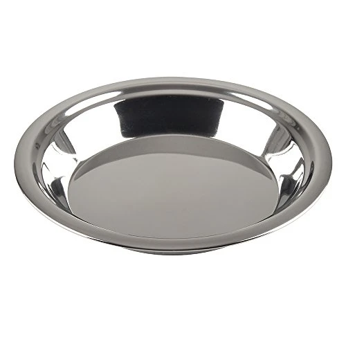 - 5M871 Lindy's Stainless Steel 9 Inch Pie Pan, Silver 3 - 5M871 Lindy's Stainless Steel 9 Inch Pie Pan, Silver