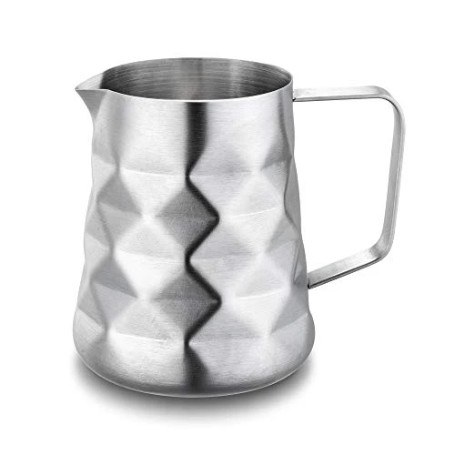 Stainless Steel Prismatic Designed Espresso Steaming Milk Frothing Pitcher, 20oz/600ml Milk Coffee Cappuccino Latte Art Frothing Pitcher Barista Milk Jug Cup Coffer Maker Accessories 6 Stainless Steel Prismatic Designed Espresso Steaming Milk Frothing Pitcher, 20oz/600ml Milk Coffee Cappuccino Latte Art Frothing Pitcher Barista Milk Jug Cup Coffer Maker Accessories - Image 4