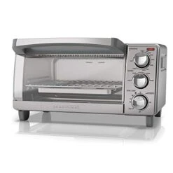 Black & Decker EM031MB11 Digital Microwave Oven With Turntable Push-Button Door, 1000W,1.1cu.ft, Stainless Steel & 4-Slice Toaster Oven With Natural Convection, Stainless Steel, TO1760SS 11 Black & Decker EM031MB11 Digital Microwave Oven With Turntable Push-Button Door, 1000W,1.1cu.ft, Stainless Steel & 4-Slice Toaster Oven With Natural Convection, Stainless Steel, TO1760SS -Wilton Shop 41XNrxkFAPL