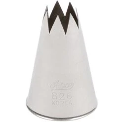 # 826 - Open Star Pastry Tip 1/2'' Opening Diameter- Stainless Steel
