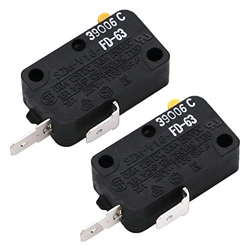 SZM-V16-FD-63 WB24X0830 Microwave Door Switch By Prime&swift Replace 3405-001034 (2PK) 3 SZM-V16-FD-63 WB24X0830 Microwave Door Switch By Prime&swift Replace 3405-001034 (2PK)