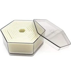 Hexagon Pastry Cutter / Cookie Cutter 9 Pcs