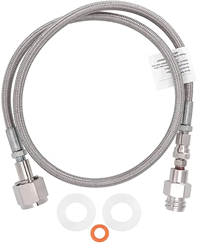 LUEUF Soda Hose,CO2 Universal External Hose Adapter G5/8-14 1m Soda Hose Soda Maker Accessories 4 LUEUF Soda Hose,CO2 Universal External Hose Adapter G5/8-14 1m Soda Hose Soda Maker Accessories - Image 2